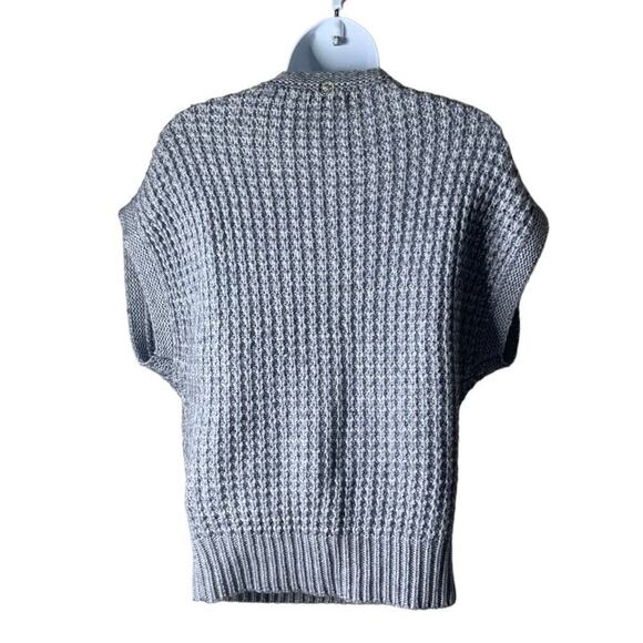 Jenniffer Lopez Knitted Sweater Top Women's Size S Crewneck Sleeveless Preppy - Picture 4 of 9